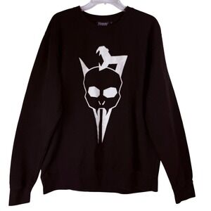 Harry Potter Cursed Child Skull Graphic Sweatshirt Black Men's Large